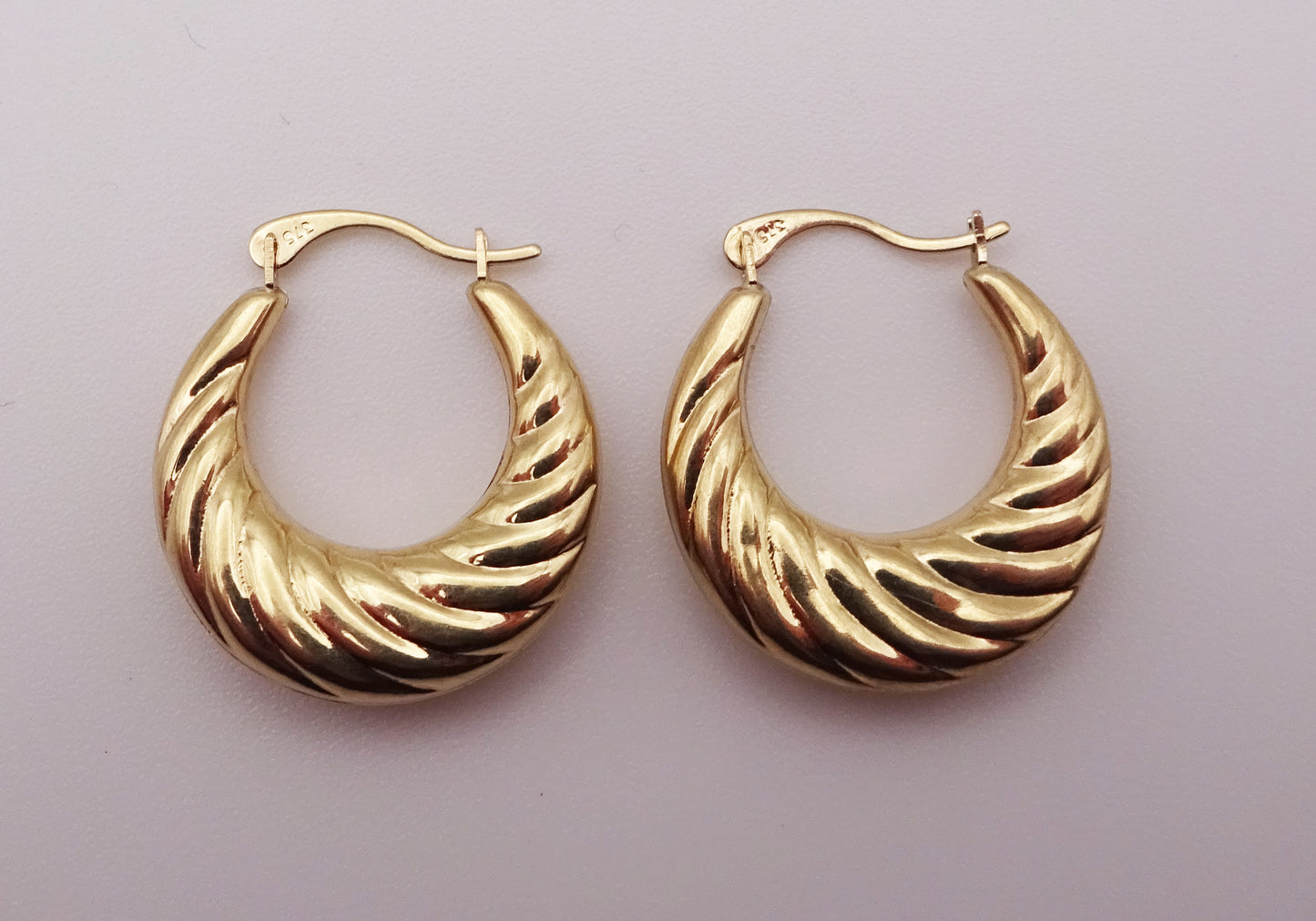 9ct Gold Hoop Earrings